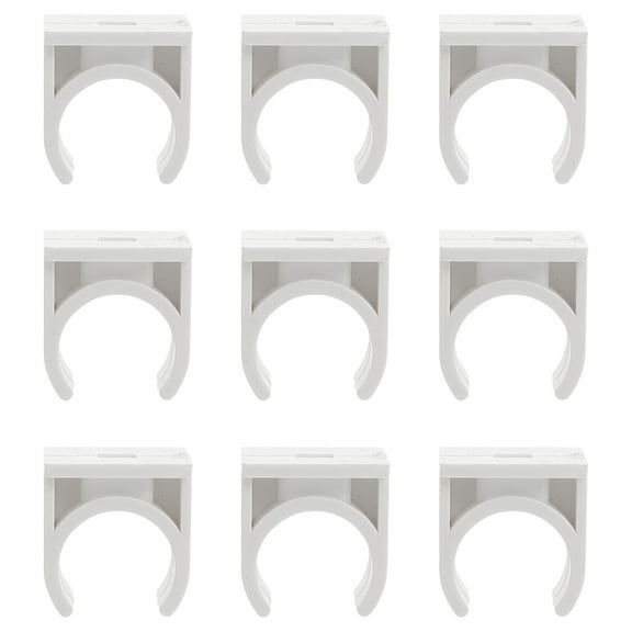 Useful U-Hook Holder Talon Clamps Pipe Support Pipe Durable Socket (White)