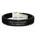 Useful Valet Black Glidelock Clasp Bracelet, Valet A.K.A Wizard A.K.A