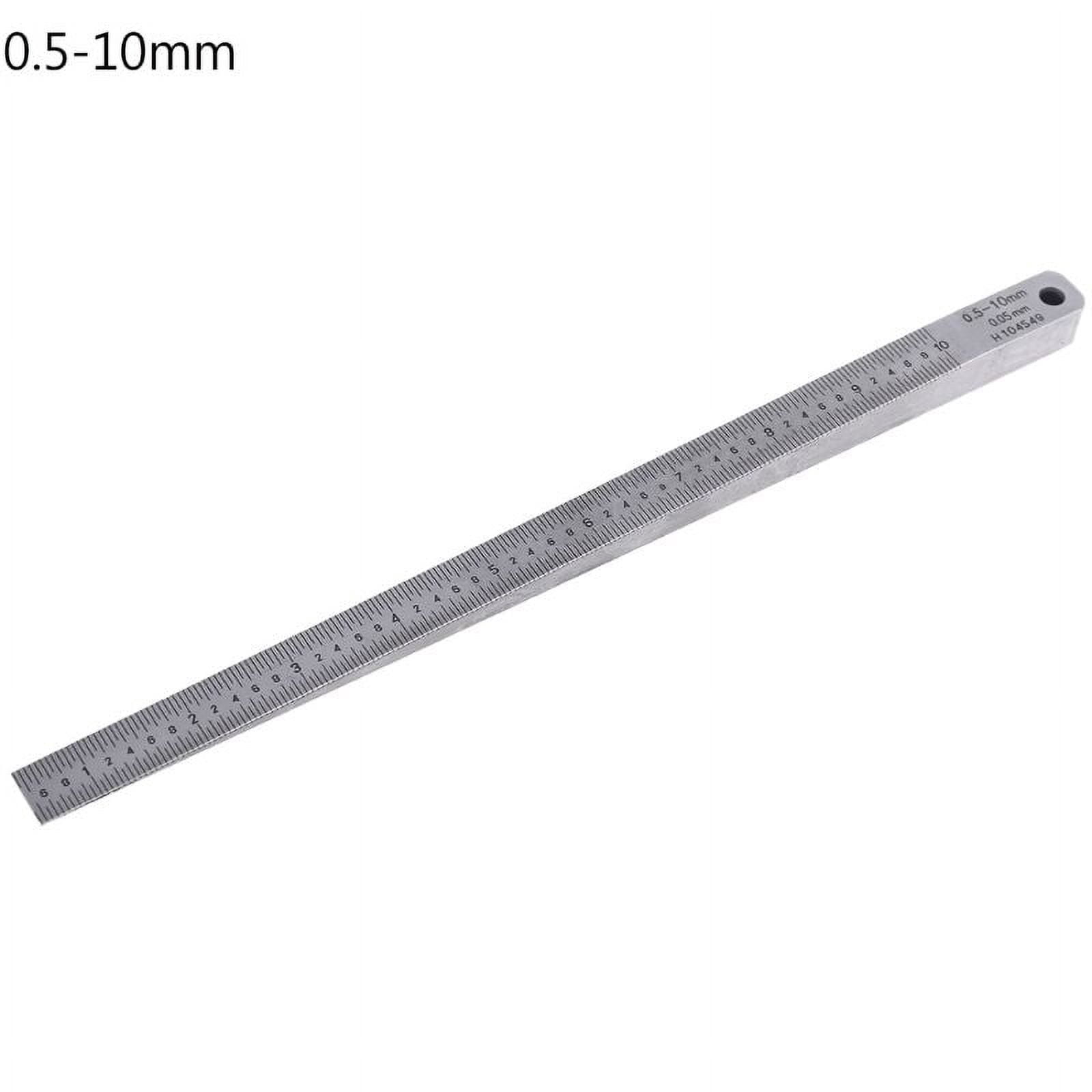 Useful Welding Wedge Feeler Gauge 1-15mm 0.5-10mm 0.4-6mm Taper Gauge Gage Tool