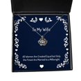 thumbnail image 1 of Useful Wife Crown Pendant Necklace, All Women Are Created Equal but Only, Gifts For Wife, Present From Husband, Jewelry For Wife, Gift ideas for wife, Unique gifts for wife, Gifts for wife who has, 1 of 5