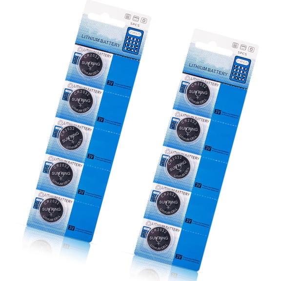 User Friendly 2032 3V Lithium Button Batteries Lithium 2032 3Volt Coin with Long Shelf Life Powerful