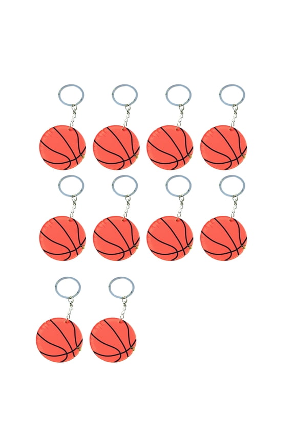User Friendly Acrylic Sporty Keychains Football Baseball Basketball Enthusiasts Safe Materials