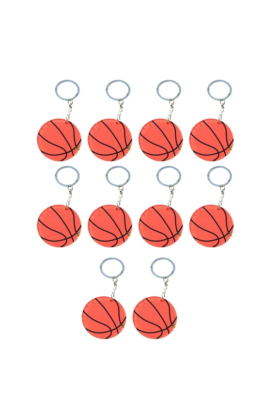 User Friendly Acrylic Sporty Keychains Football Baseball Basketball Enthusiasts Safe Materials
