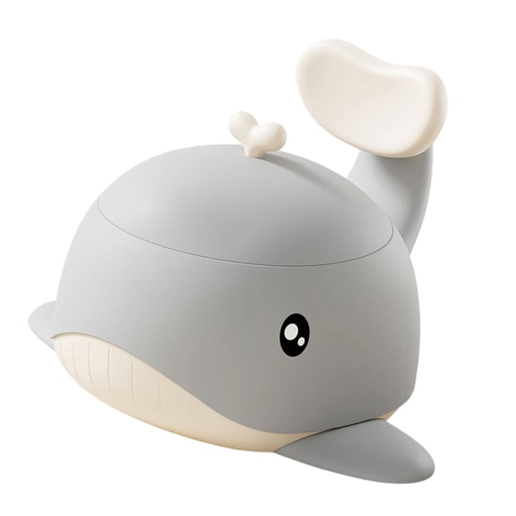 User Friendly Baby Potty Seat Lovely Cartoon Whale Shape Easy Cleaning Portable Toilet Trainer For Kids 12+ Months