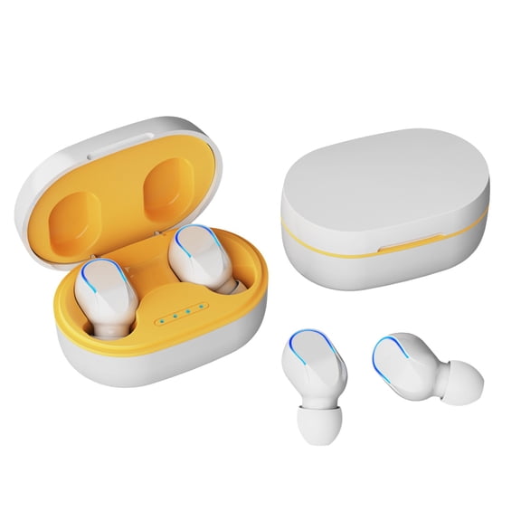 User-Friendly Bluetooth Headset | with Water-Resistant Wireless Bluetooth | featuring ear headphones | The Great Choice for Quality White Popular Choice