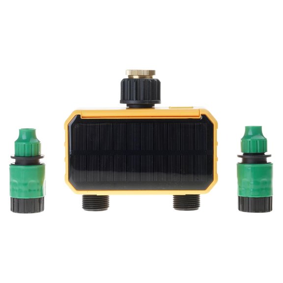 User Friendly Digital Watering Controller Advanced Solar Charged Garden Sprinkler Timer with Multiple Task Setting