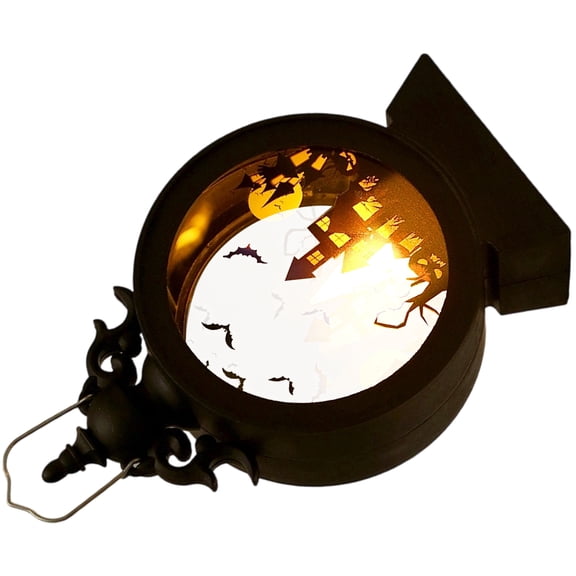 User Friendly Halloween LED Castles Night Light Plastic Decors Warm White For Holiday Homes Decoration