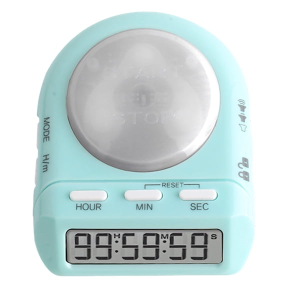 User Friendly Kitchen Study Timer with Quiet Light Alerts Design Digital Kitchen Timer Security Lock for Home Use