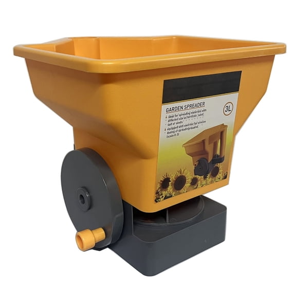 User Friendly Manual Lawns Spreader Tool Adjustable For Application Of Compost Lime And Seedling In Gardening Pr
