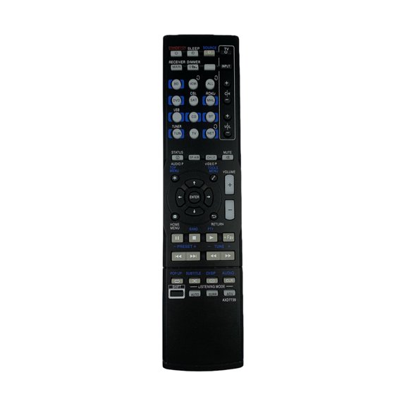 User Friendly Remote Control with Simple Arrangement and Plastic Construction Perfect for Home Sound Long Term Daily Use