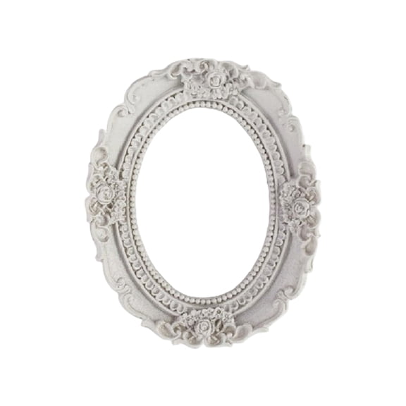 User Friendly Resin Decorative Pictures Frame Easy Round Pictures Frame For Any Room Durability Construction