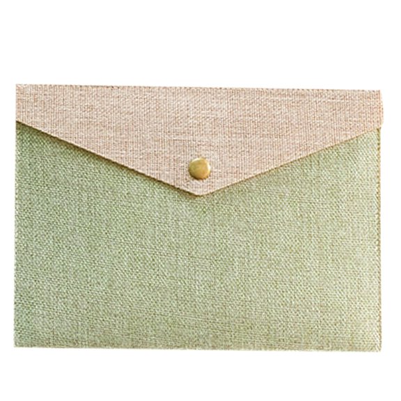 User Friendly Retro Document Organiser With Secure Snap Fastener Lightweight for