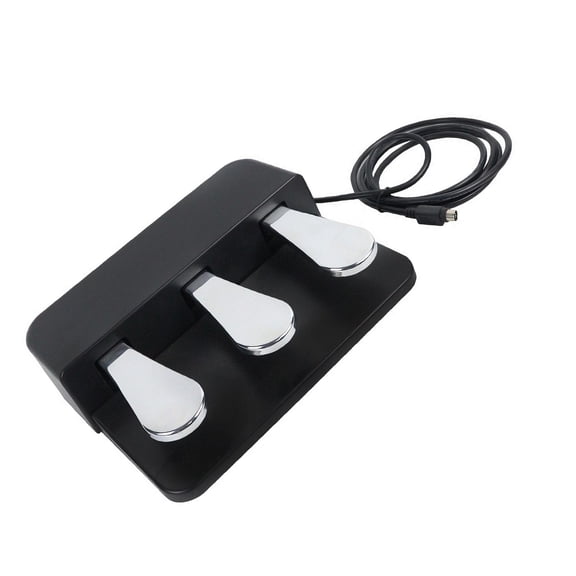 User Friendly Sustains Pedal Suitable for Keyboards and Digital Pianos ABS Texture Comfortable Foot Feel Easy to Carry