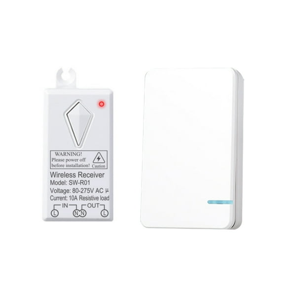 User-Friendly Wireless Light Switch for All Ages Convenient for Elderly, Pregnant Women, Disabled, and Children