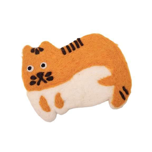 User friendly Woolen Drink Coasters Funny Cartoon Designs Multifunctional Desk Decors For Workspaces Organization