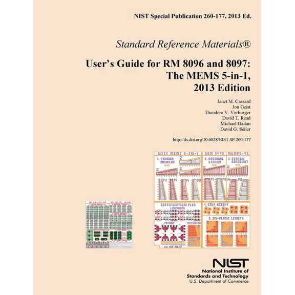 User's Guide for RM 8096 and 8097: The MEMS 5-in-1, 2013 Edition, (Paperback)
