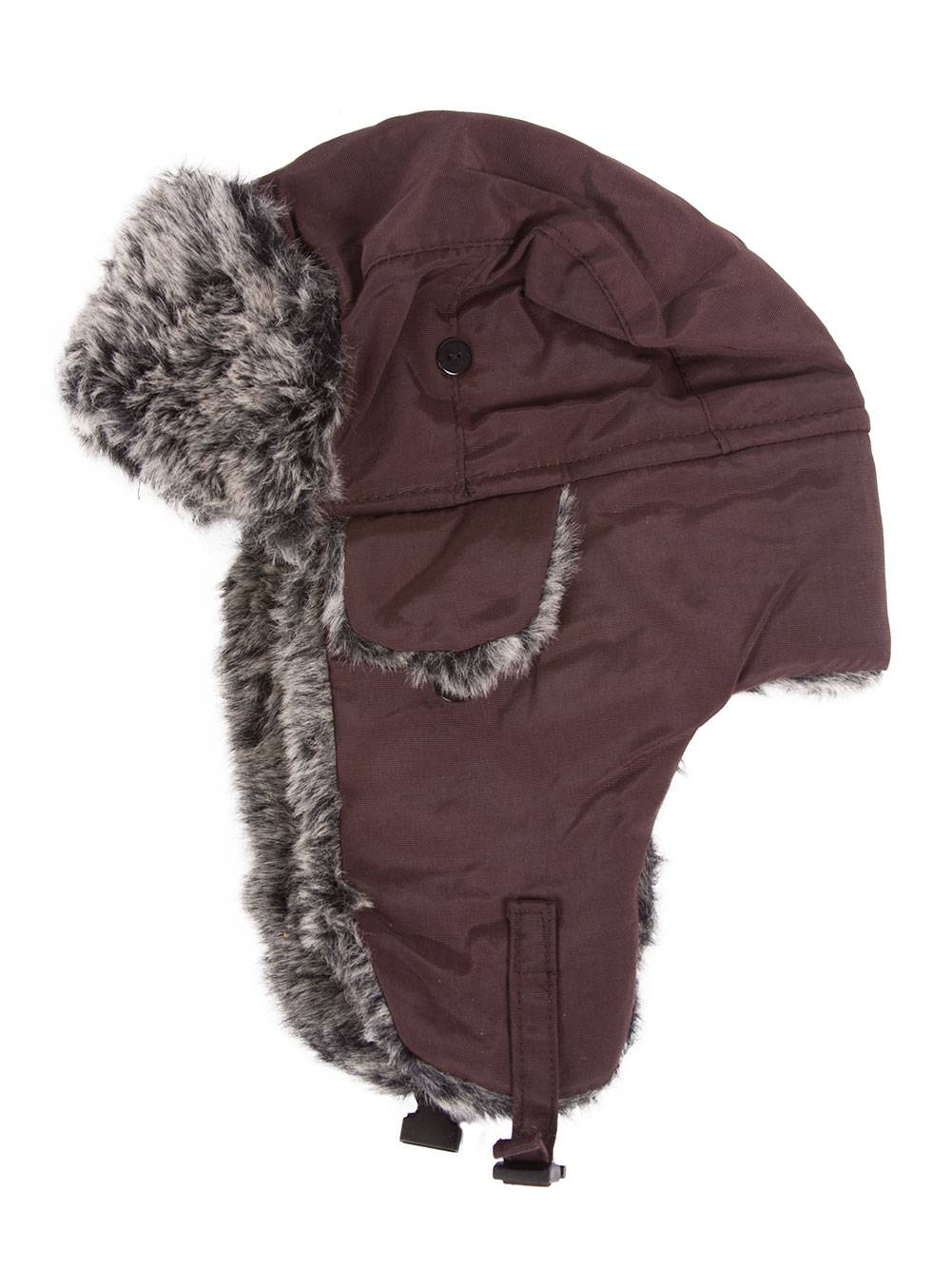 Free People Brown Shaggy Faux Fur Trapper Ushanka Hat Free People | Accessories | Free People Brown Shaggy Faux  main image 3