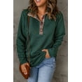 thumbnail image 1 of Ushdele Chic Green Plaid Pullover, Long Sleeves, Fit Like a Dream!, 1 of 8