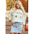 thumbnail image 1 of Ushdele Chic Pumpkin Yarn Sweater - Cozy Fall Must-Have, 1 of 8