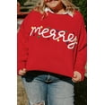 thumbnail image 1 of Ushdele Snug Red Plus Size Sweater – Warm Holiday Look!, 1 of 8