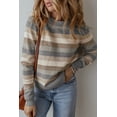 thumbnail image 1 of Ushdele Timeless Stripes Sweater - Snug, Versatile Fit, All Sizes, 1 of 8