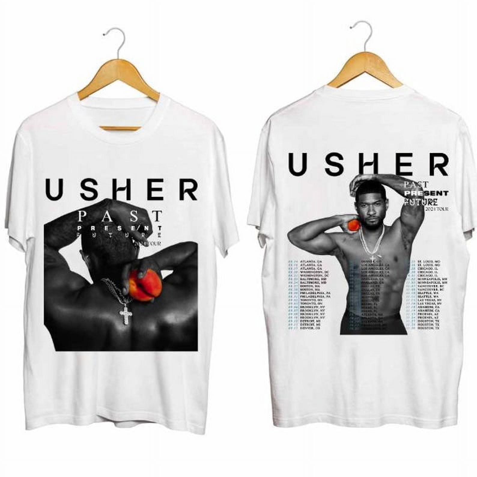 Usher Past Present Future Tour 2024 Shirt, Usher Concert 2024 Shirt