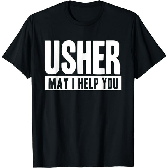 Usher Shirt, Uniform T-Shirt mens t hirt men，black，women，misfits，journey ，boys