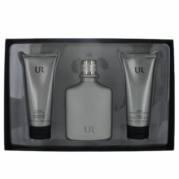 UR Usher by Usher 3pc Gift Set for Men 3.4 oz EDT + Shower Gel + After Shave Soother
