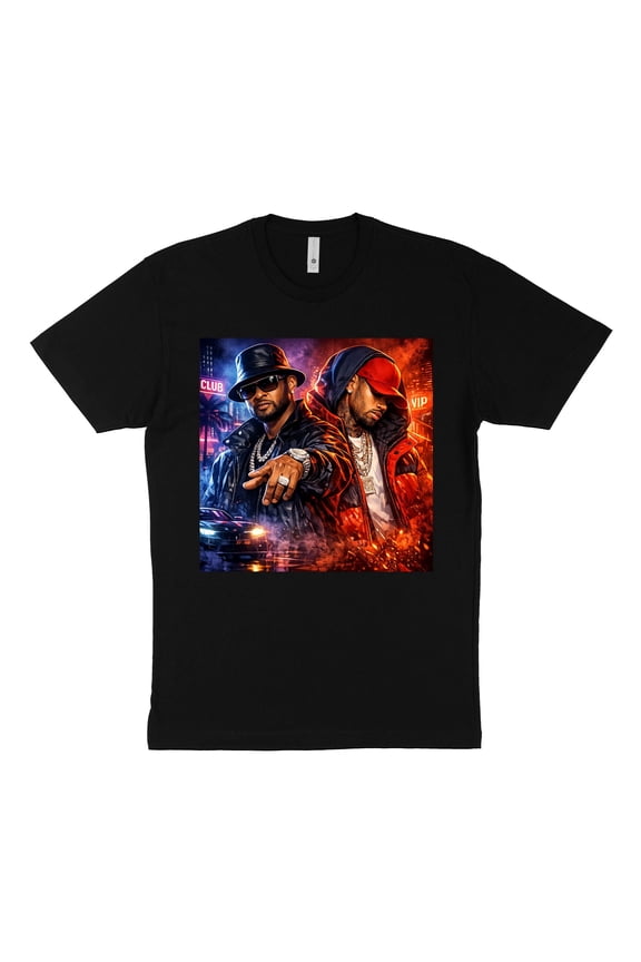 Usher and Chris Brown Concert Tour Unisex Next Level 3600 T-Shirt