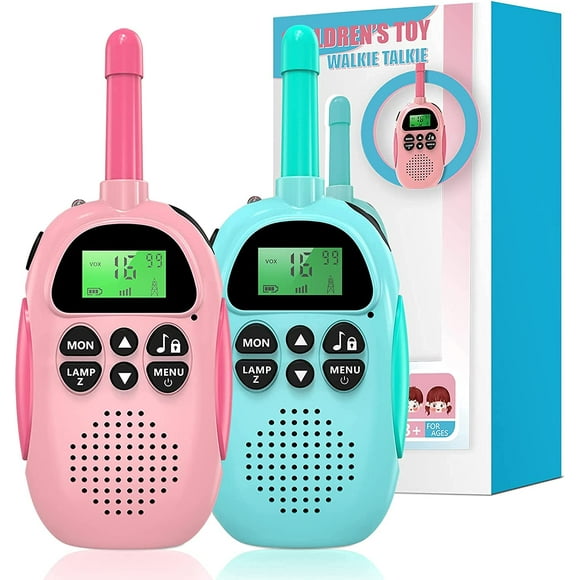 Ushining Kids Walkie Talkies Pack with 2 Way Radios 22 Chanels Outdoor Indoor Toys for Boys Girls