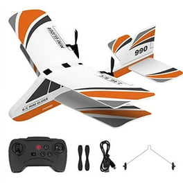 DEERC RC Plane 2.4GHZ Remote Control Airplane W 3 Batteries 6 axis Gyro Stabilizer 2CH RTF RC Glider Toy for Beginners Kids Boys Girls Adults Walmart