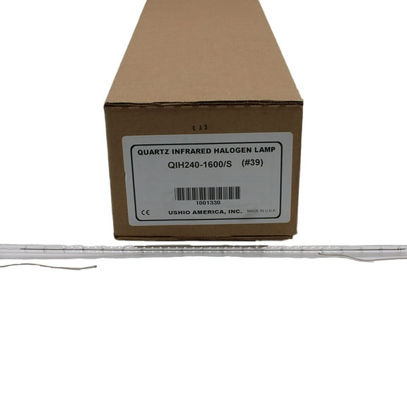 Ushio 1600 Quartz Infrared Heater QIH240-1600/S Halogen Lamp precision-controlled infrared heating - 1 Unit per pack
