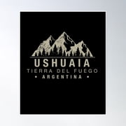Ushuaia Tierra Del Fuego Argentina Poster Wall Art Home Decor Office Wall Art Living Room Decor, Paper Poster Only
