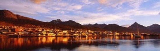 Ushuaia Tierra del Fuego Argentina Canvas Art - Panoramic Images (36 x 12)