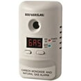 thumbnail image 1 of Usi Plug In Combination Carbon Monoxide And Natural Gas Detector With Digital Display And 9 Volt Battery Back Up, 120 Volt, 1 of 6