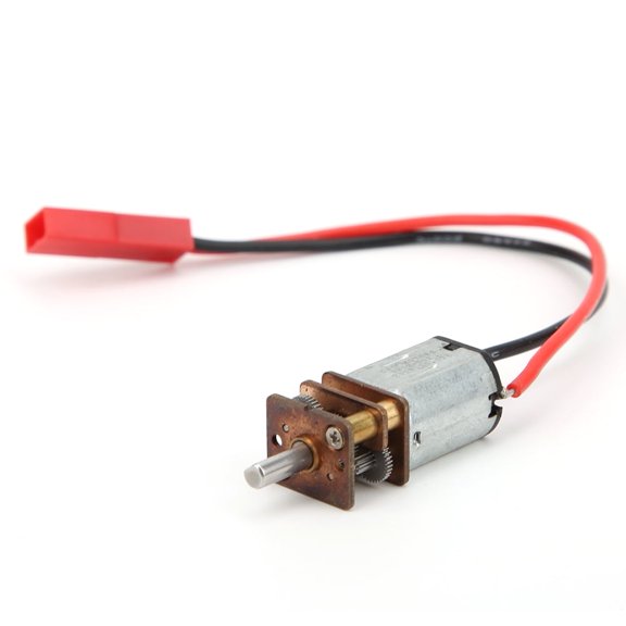 UsilkU 1/10 Winch Reduction Gear Motor Unit Replacement, Heavy Duty Metal RC Replacement Motor for Remote Control Vehicles, 52 RPM High Performance Gearbox Component