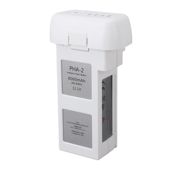 UsilkU 11.1V 6000mAh Intelligent Flight Battery Replacement Drone Lithium Battery with LED Indicators for Phantom 2 Series Pro Advanced 4K SE, Dimensions: 16 x 10 x 7 inches / 40.6 x 25.4 x 17.8 cm