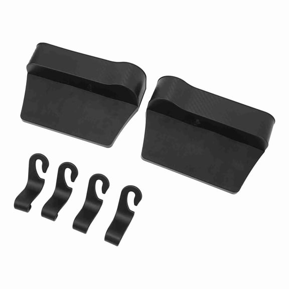 UsilkU 2pcs Car Seat Crevice Storage Box Universal Multifunctional Side Pocket Organizer for Phone Cards Keys and Wallets, Carbon Fiber Pattern ABS Construction, 11.81 inches / 30 cm Long