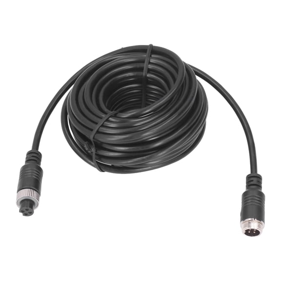 UsilkU 33ft/10m 4 Pin Car Video Extension Cable Backup Camera Wire for Truck Trailer Bus Motorhome 33 Inches / 10 Meters High Quality Replacement Part DC 12V-24V Connection