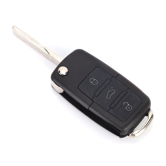 UsilkU 4 Buttons Remote Flip Car Key Shell Replacement Case Cover for VW Passat 1998-2001 Jetta Beetle