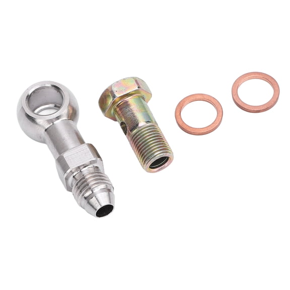 UsilkU 4AN to 1/8in NPT Banjo Bolt Adapter Connector Kit Stainless Steel Fluid Flow Replacement Part[cite: 1]