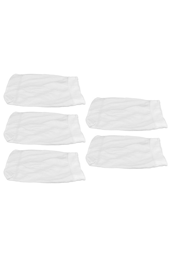 5 Pack Pool Skimmer Socks Elastic Nylon Filter Replacement Pre Filter Basket Net Saver for Swimming Pool Spa, Fine Mesh Skimming Catch Leaves Hair Bugs [cite: 7]