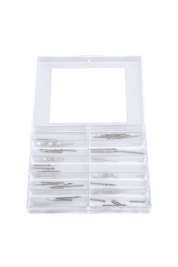 54-Piece Watch Winding Stem Repair Kit, Premium Stainless Steel Replacement Parts, 9 Sizes for 2824 2035 2836 2846 8200 Movements, Professional Watchmaker Accessory Tool with Storage Box