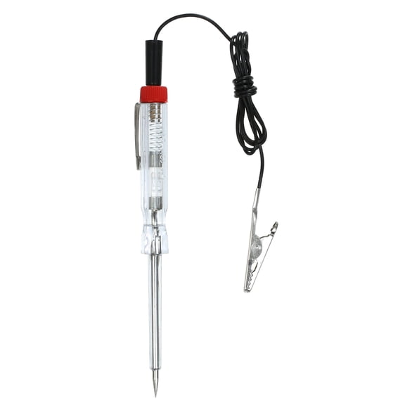 UsilkU 6-24V Automotive Car Circuit Tester Wire Test Lamp Probe Tool Red, Electrical System Diagnostic Pen, 5.51 inches / 14 cm, for Identifying Short Circuits and Broken Wires