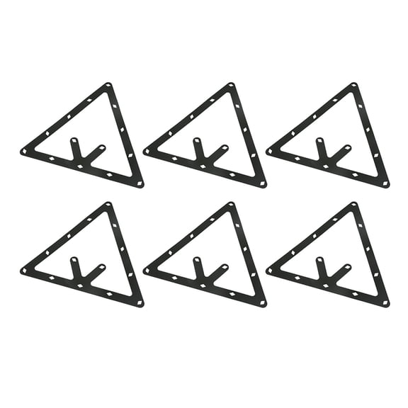 UsilkU 6 Pieces Film Paper 9 and 10 Balls Billiard Pendulum KickOff Position Sticker Accessory for Match Replacement - Accurate Placement Tool for Billiards Players (9.65 inches / 24.51 centimeters)
