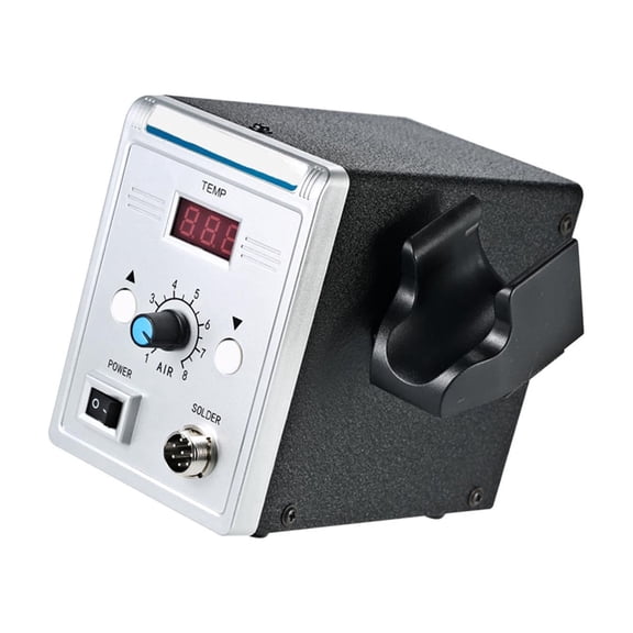 UsilkU 858D 700W LED Digital Soldering Station Hot Air Gun Electric Solder Iron Desoldering Kit BGA Rework Station for SMD SMT DIP Repair Welding Tool 110-240V