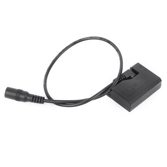 UsilkU ACK-E10 Full Decoder Dummy Battery Power Adapter Kit for Canon EOS Rebel T3 T5 T6 T7 T100 Kiss X50 X70 1100D 1200D 1300D 2000D 4000D Cameras, 13.78 inches / 35 cm Cable