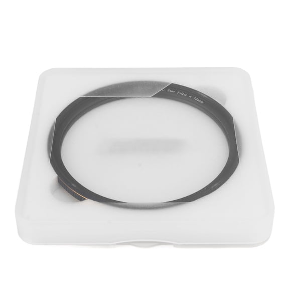 UsilkU Adjustable Star Filter Anti Scratch Starburst Lens Filter 4 Points Anti Glare Coating Star Filter for DSLR Cameras 72mm (2.83 inches)