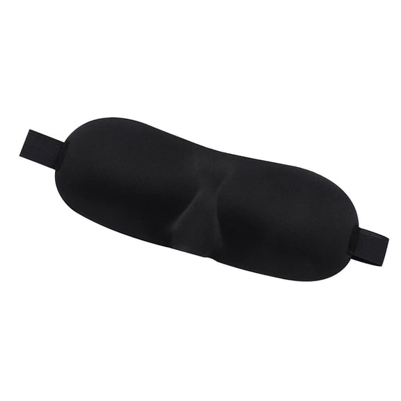 UsilkU Advanced 3D Contoured Sleep Eye Mask and Ear Plugs Set with Waterproof Storage Bag, Breathable Lightweight Foam, Adjustable Straps for Nap, Sleeping and Travelling, Black, 8.58 in / 21.8 cm