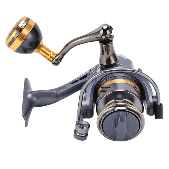 UsilkU Aluminum Alloy Spinning Reel High-Speed Gear Ratio Fishing Accessories Metal Rocker Arm Precision Casting Equipment KS5000 (5.12 inches / 13.00 cm)